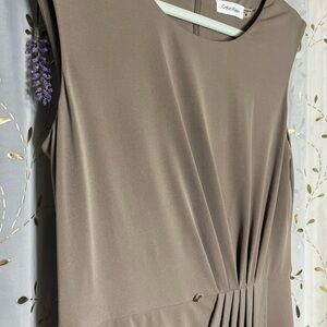 Calvin Klein Women's Tan Dress
